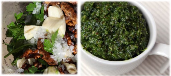 Petrezselyem-pestohoz