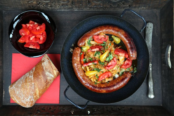 sültkolbász káposztával 1