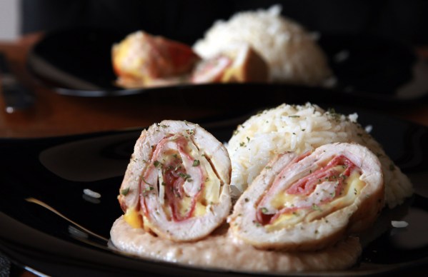 zelleres csirkemell tekercs