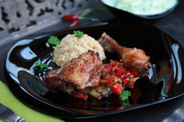 paprikaágyon sült csirkecombok 2