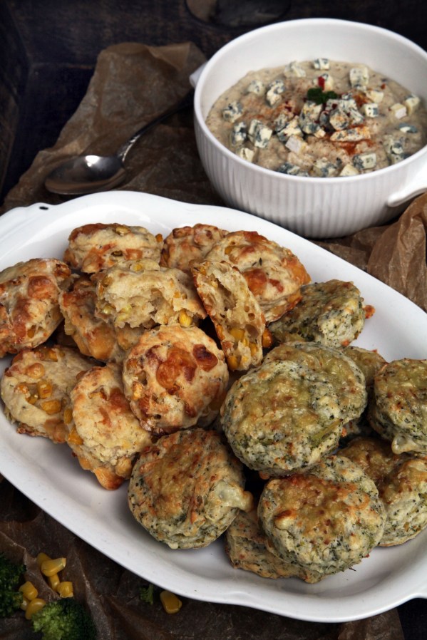 kukoricás-kakukkfüves brokkolis-kéksajtos scone 3